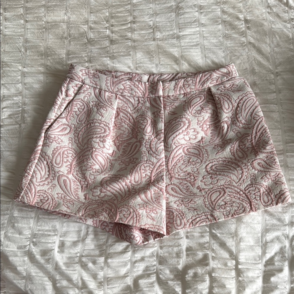 Paisley Pink Women's Shorts Victoria Beckham